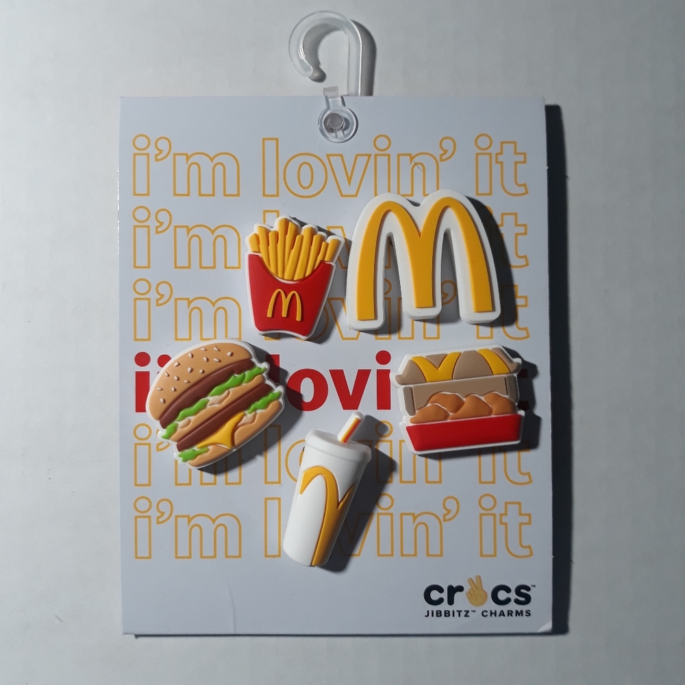 (New) Crocs McDonald's Jibbitz charm set